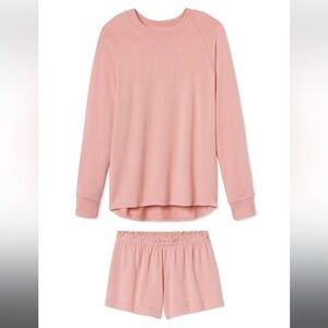 LAKE Pajamas Relax Shorts Set in Rose
Quartz